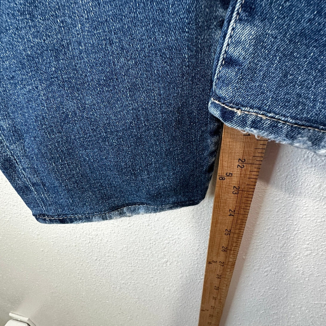 AG-ED Adriano Medium Light Wash Prima Crop Cigarette Leg Jeans 30