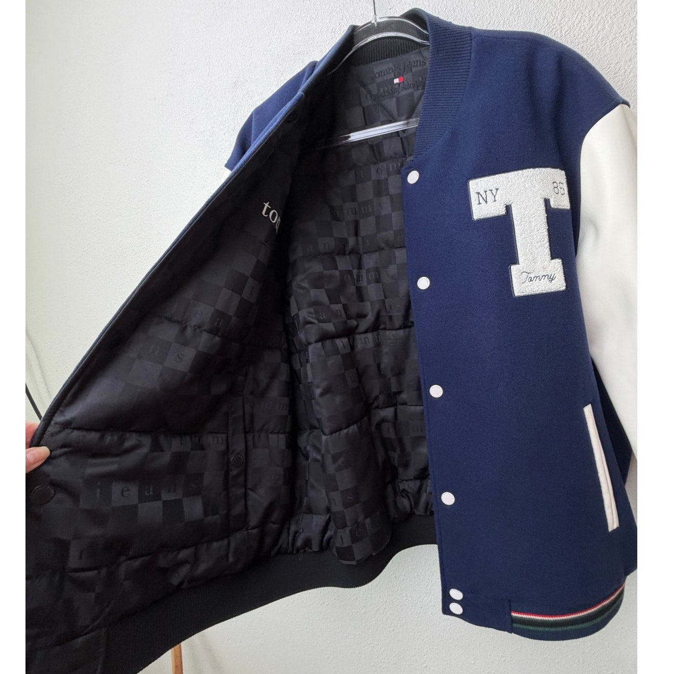 Tommy Jeans NY Varsity Letterman Jacket Men's US XL