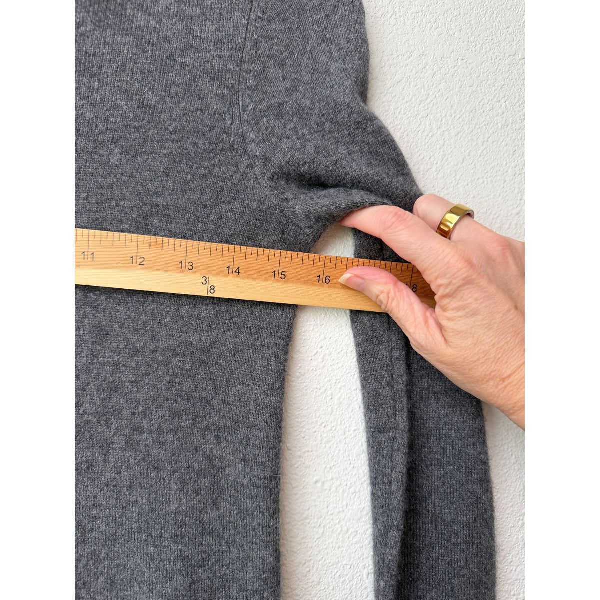 Gray White Layered Sweater Shirt XS