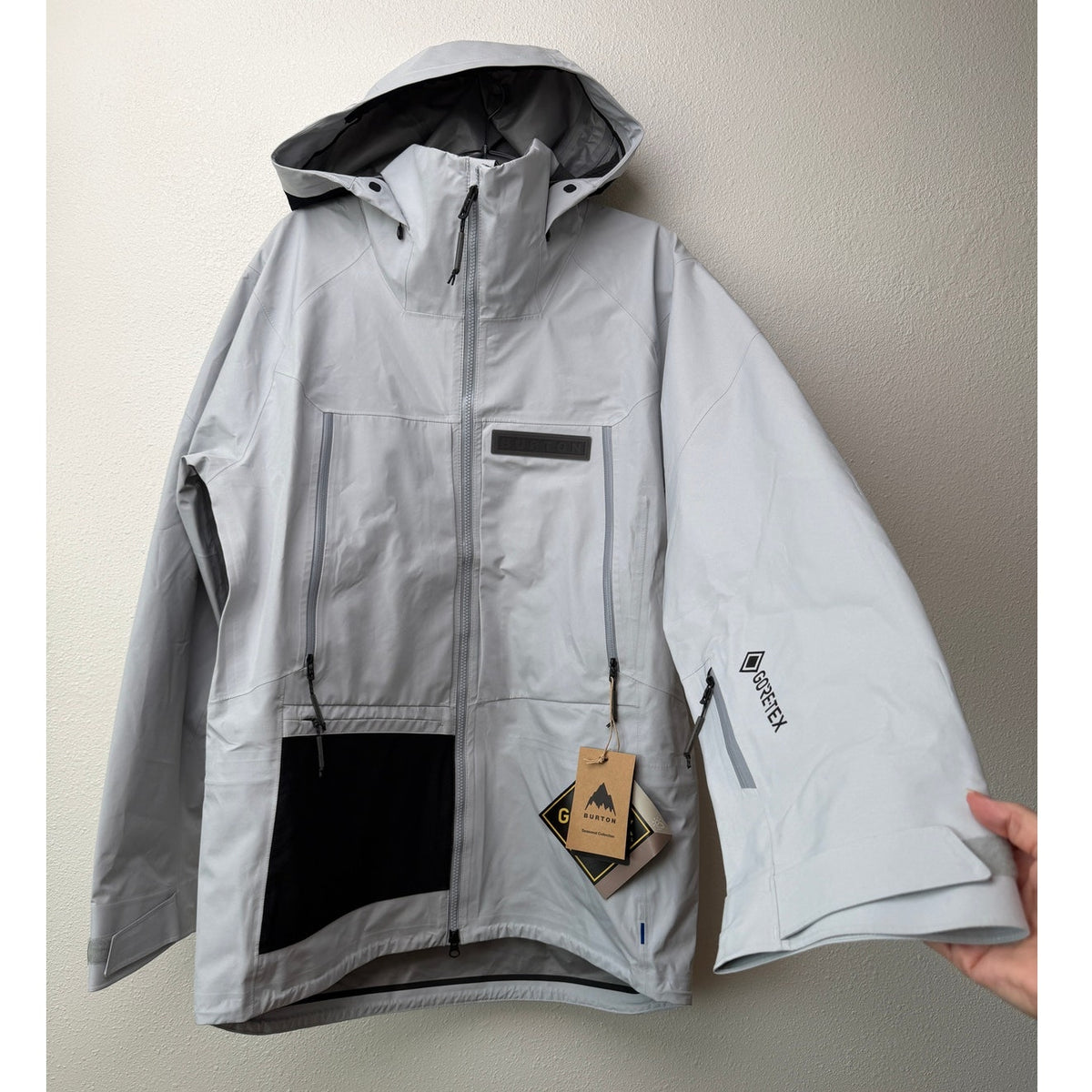 NWT Burton Carbonate Gray Cloud GORE-TEX 3L Size L Snowboard Jacket