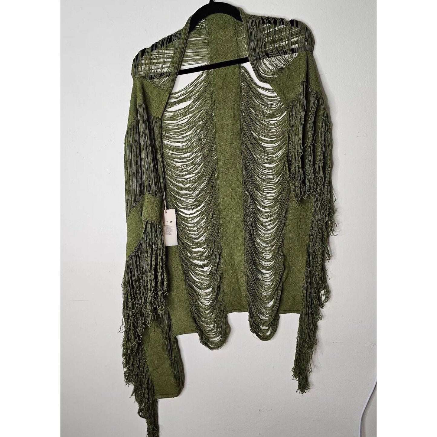 NWT Thrifts & Threads Olive Ahau Sarong Wrap Handmade 100% Organic Cotton OS