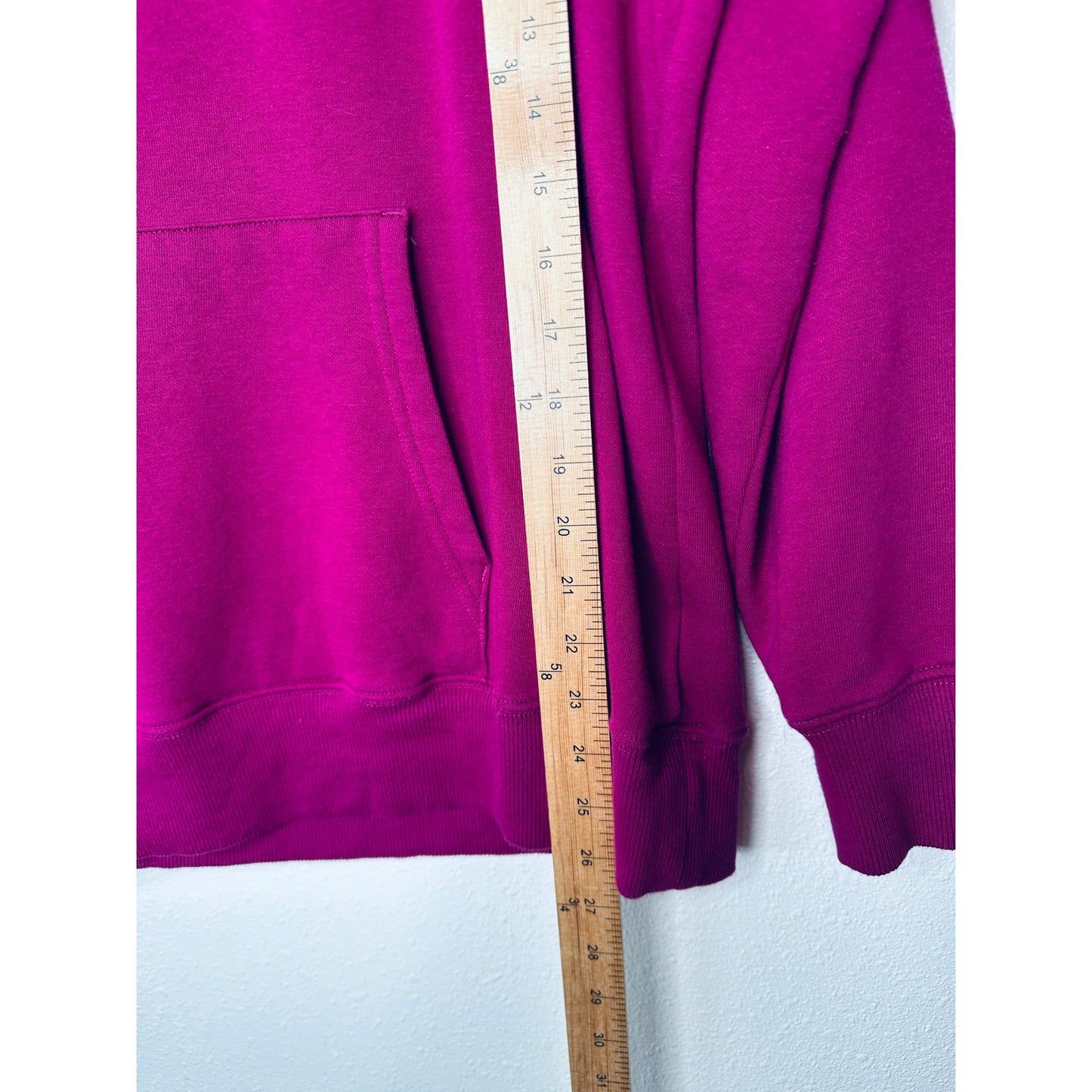 Northface Purple & Pink Logo Hooded Front Pocket Sweatshirt