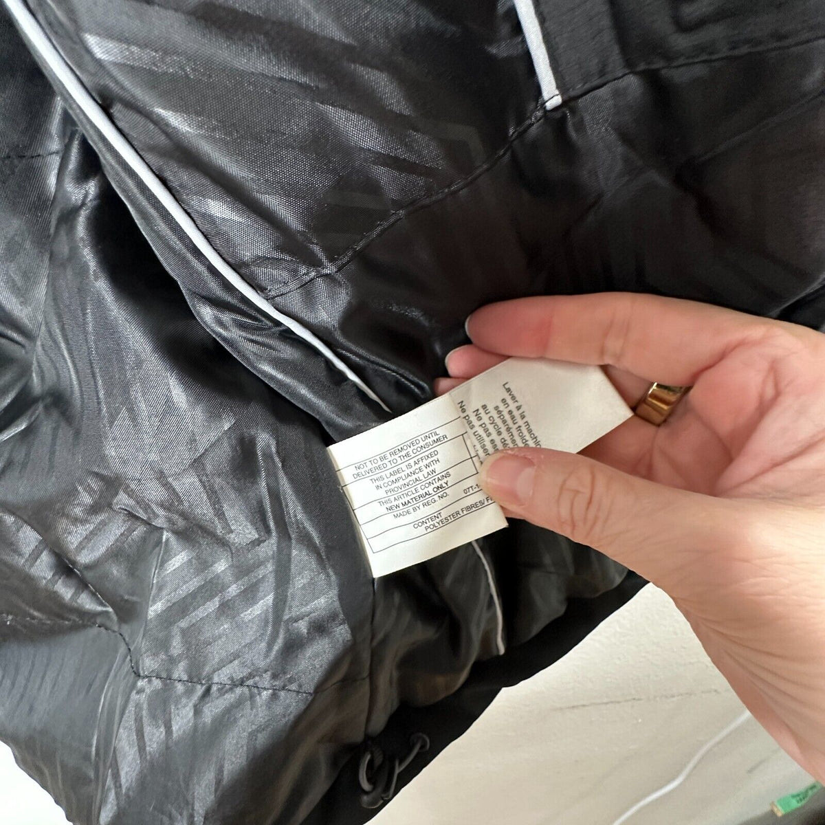 North End Sports Weather Technology Black High Collar Zip Jacket & Pockets S