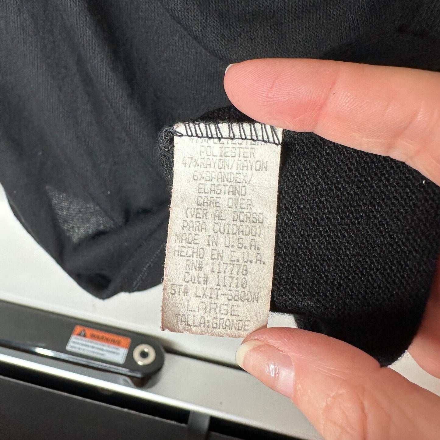 Aziz Jet Black Slinky Faux Wrap Deep VNeck Long Sleeve Sweater Jumper Top L