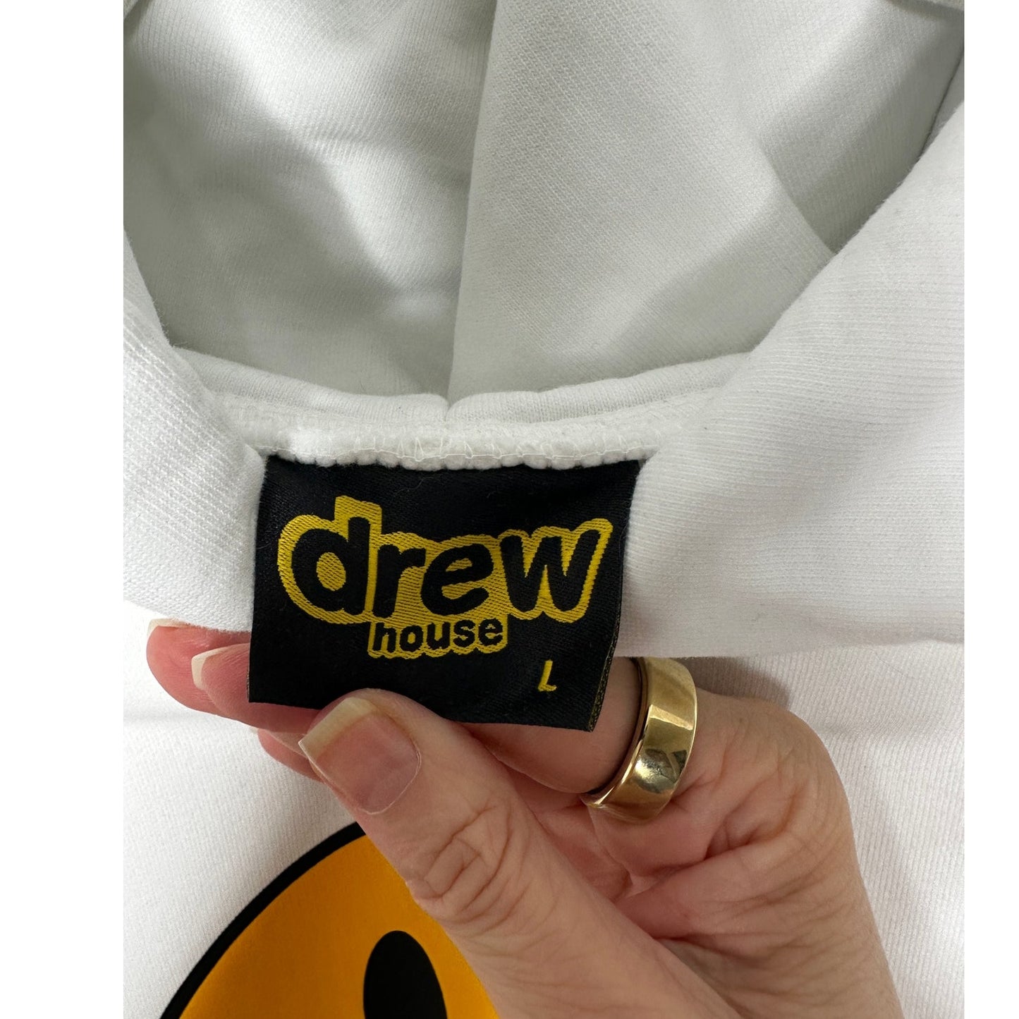 NWT Drew House Mascot Oversized Hoodie White Unisex/Men’s L