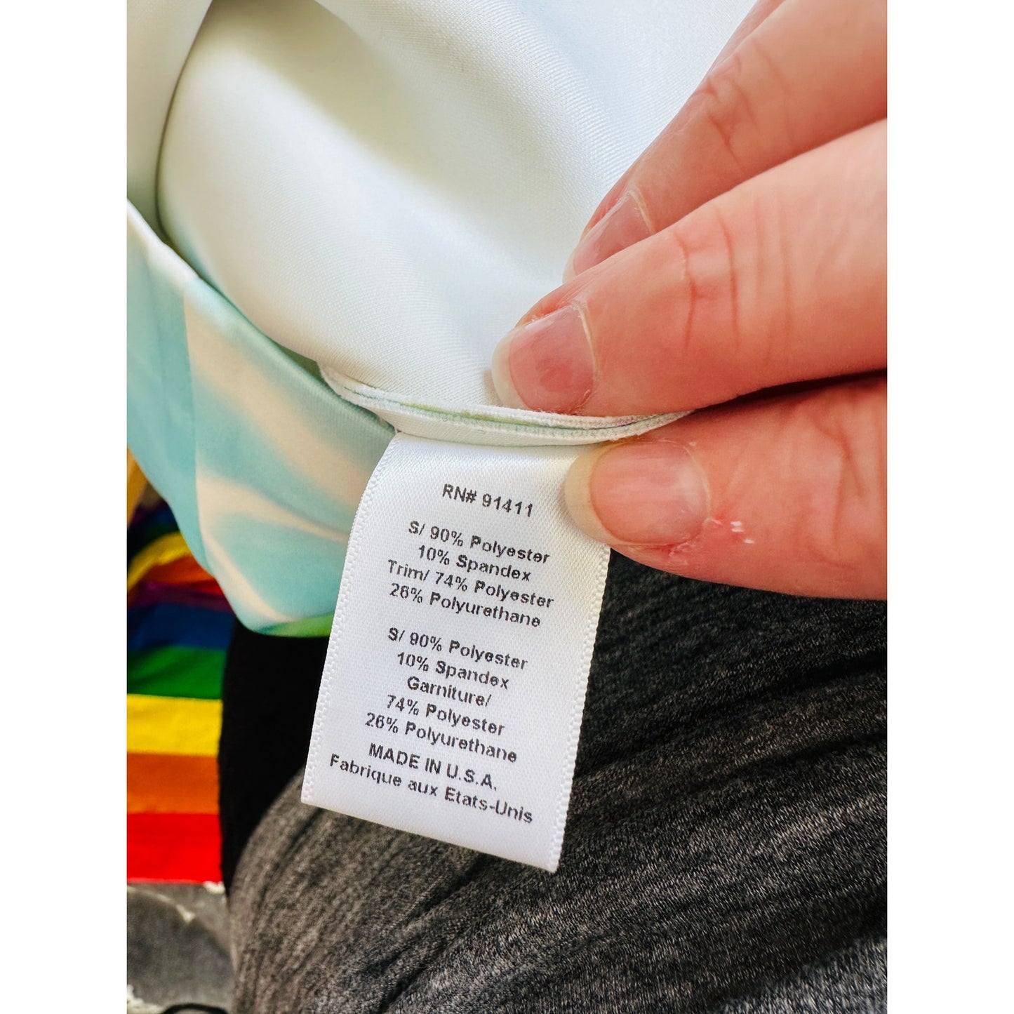 Clover Canyon Pool Flower Neoprene MultiColor Aqua Bodycon Dress XS