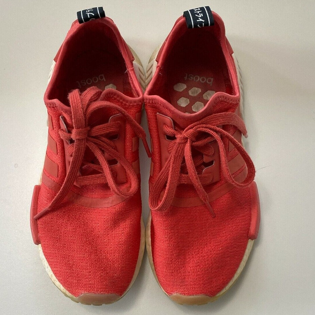 Adidas Trasca Coral Stripe NMD Lace-Up Sneakers Athletic Shoes Size 7