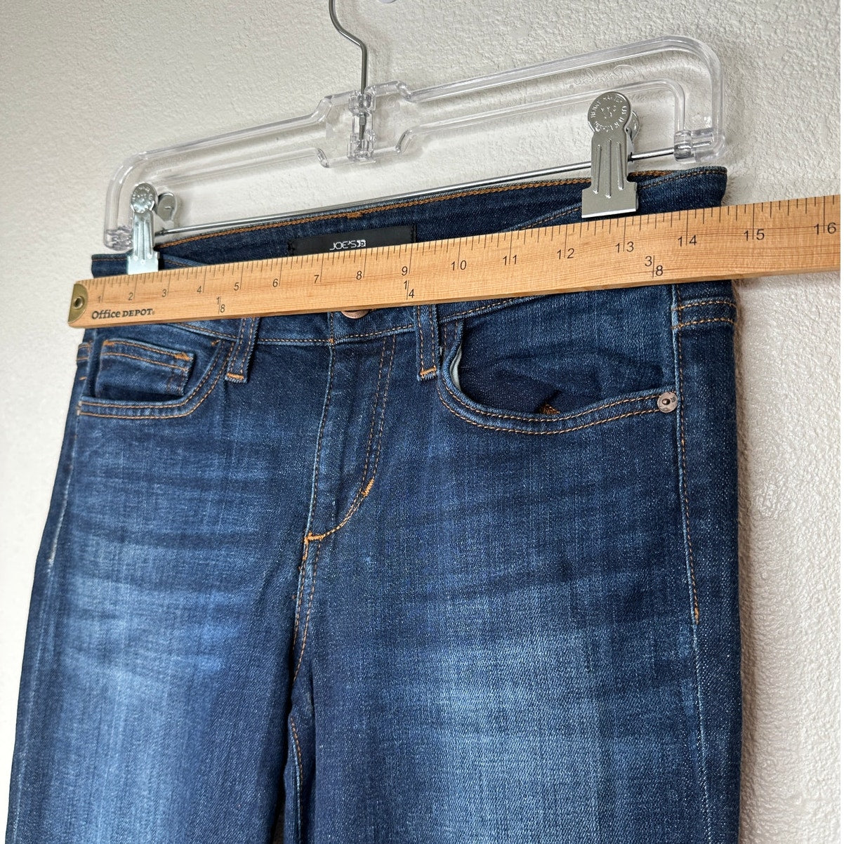 Joe's Dark Blue Wash Curvy Bootcut Rosie Jeans 27