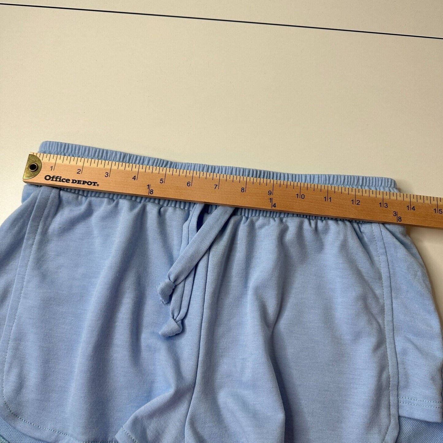 Onzie Cute Baby Blue Divine Drawstring Shorts Comfy Drawstring Waistband S / M