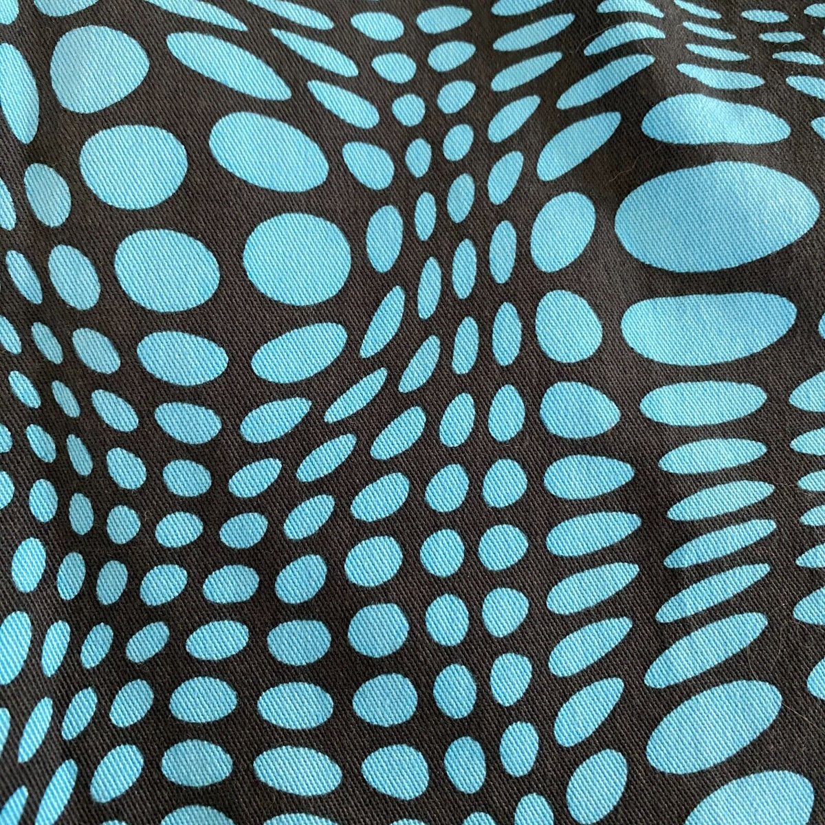 NWT Motel Ina Bodycon Mini Fitted Skirt Optic Polka Blue & Black Zip Back Small