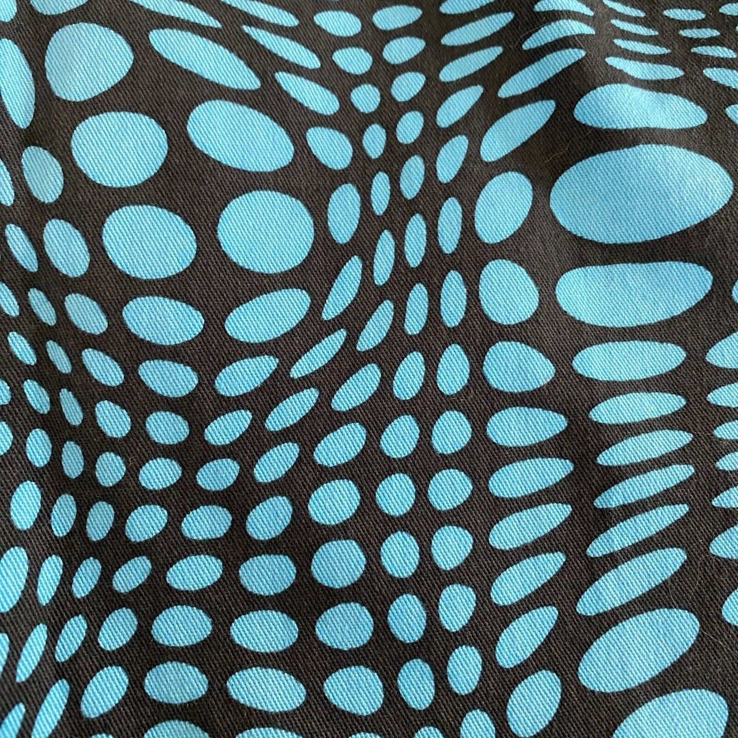 NWT Motel Ina Bodycon Mini Fitted Skirt Optic Polka Blue & Black Zip Back Small