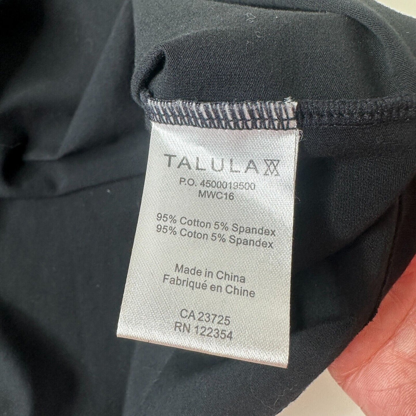 Aritzia Talula Black High Waist Bodycon Bandage Mini Skirt Stretch Pull-On Small