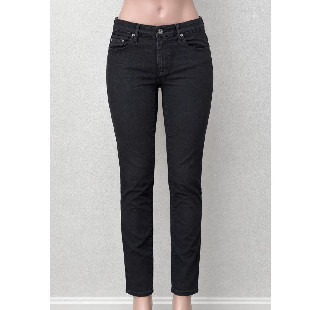 AG The Harper Essential Straight Jeans Black Size 29R