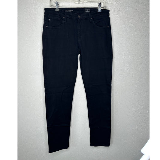 AG Black Prima Ankle Cigarette Ankle Jeans 30R