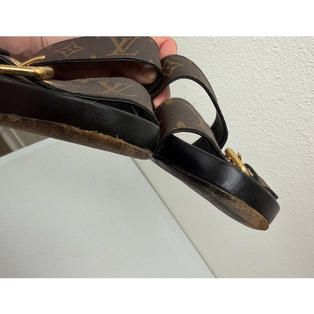 Louis Vuitton Monogram Flat Comfort Mule Sandals EU 37- US 7