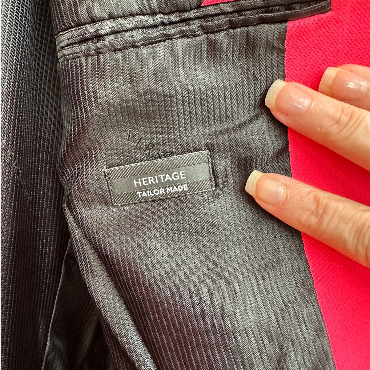 Versace Men’s Hot Pink Blazer Jacket Size IT 50 Two-Button Tailor Made