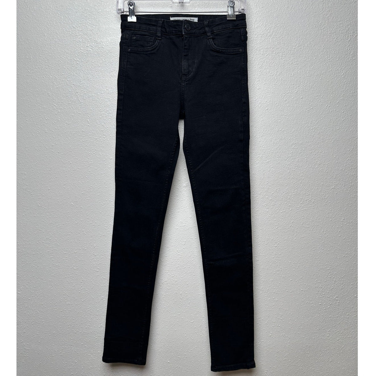 Zara Trafaluc Black High Rise Skinny Jeans Womens US 6