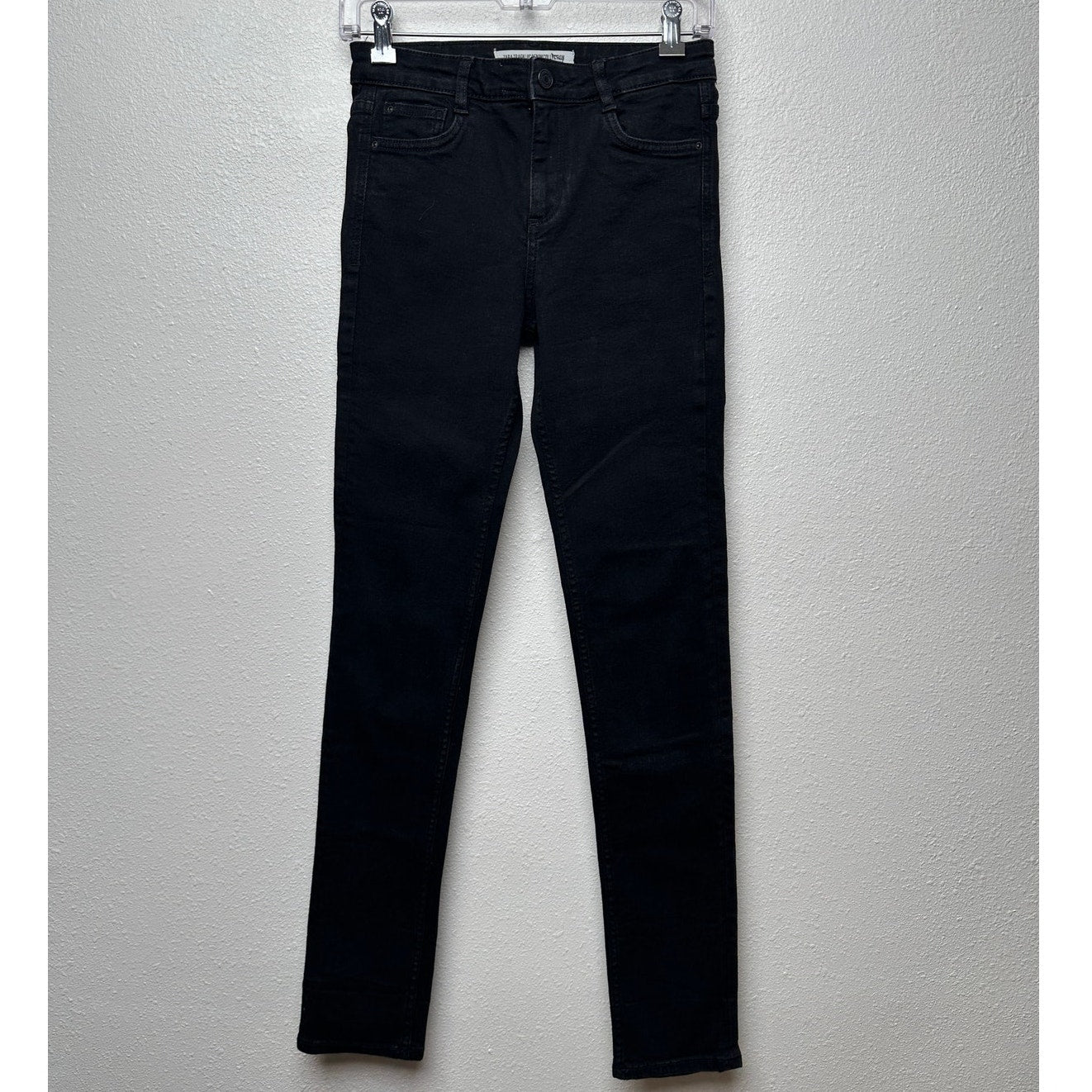 Zara Trafaluc Black High Rise Skinny Jeans Womens US 6