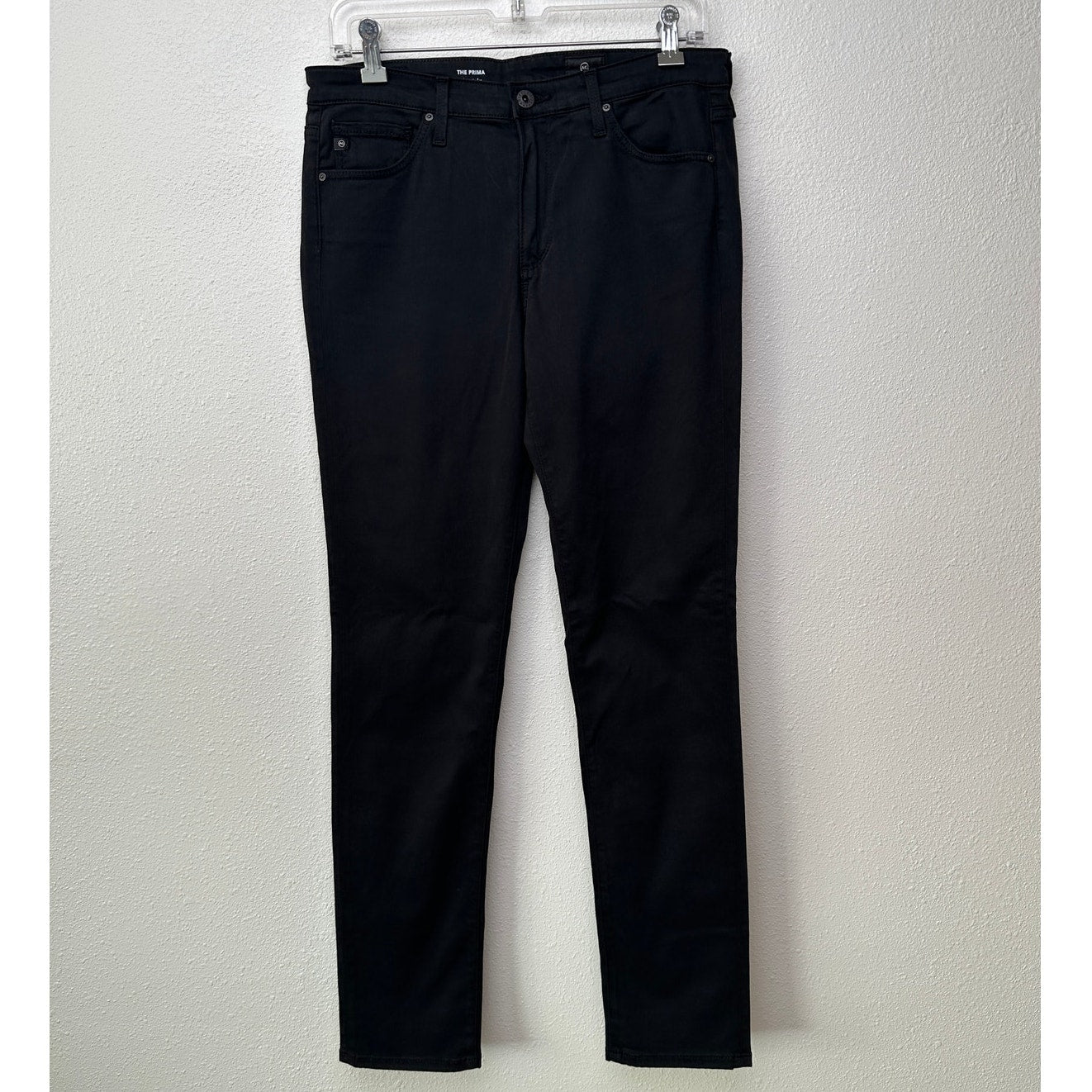 AG Adriano Goldschmied The Prima Black Cigarette Jeans Women 29