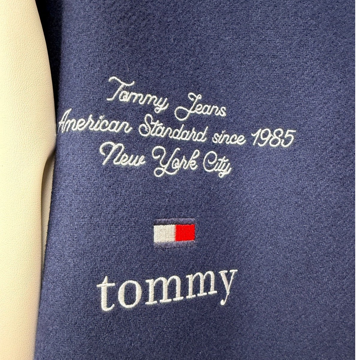 Tommy Jeans NY Varsity Letterman Jacket Men's US XL