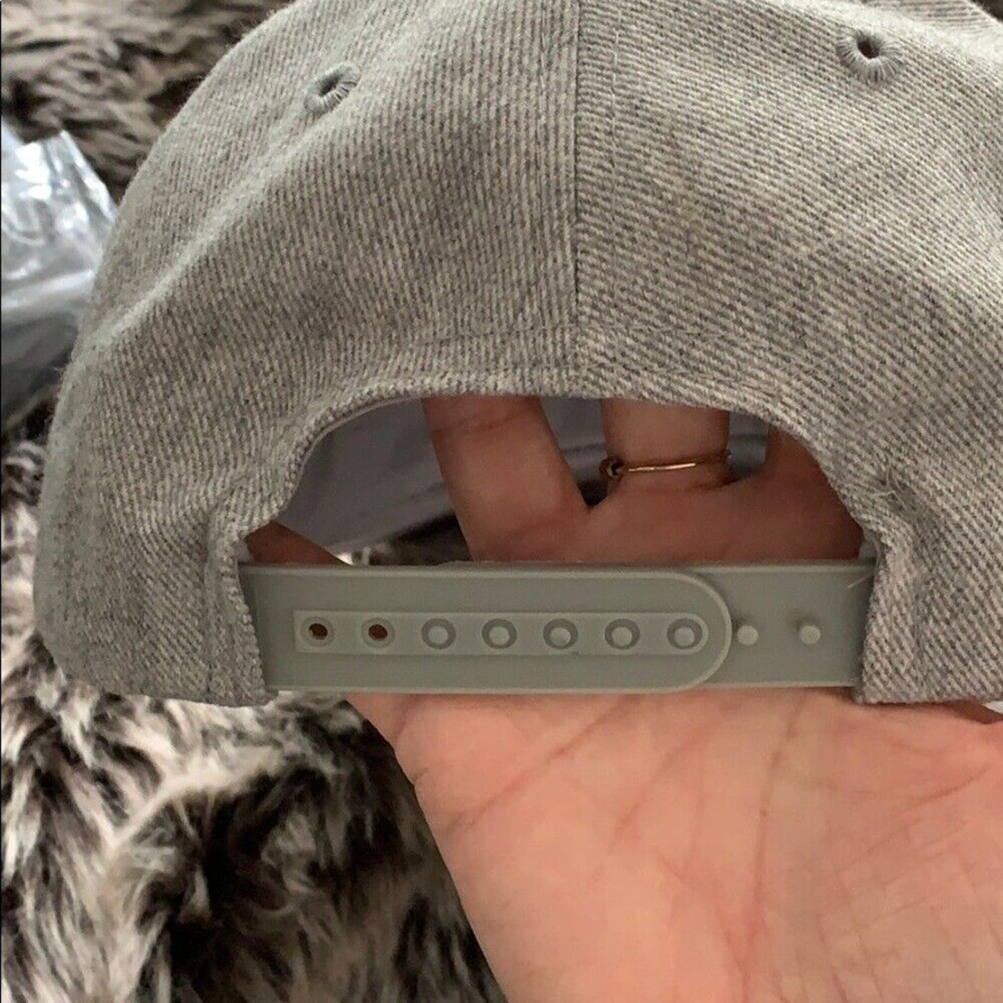 Cute Spicy Mos Denim Heathered Gray Adjustable Baseball Hat Chili Pepper Cap