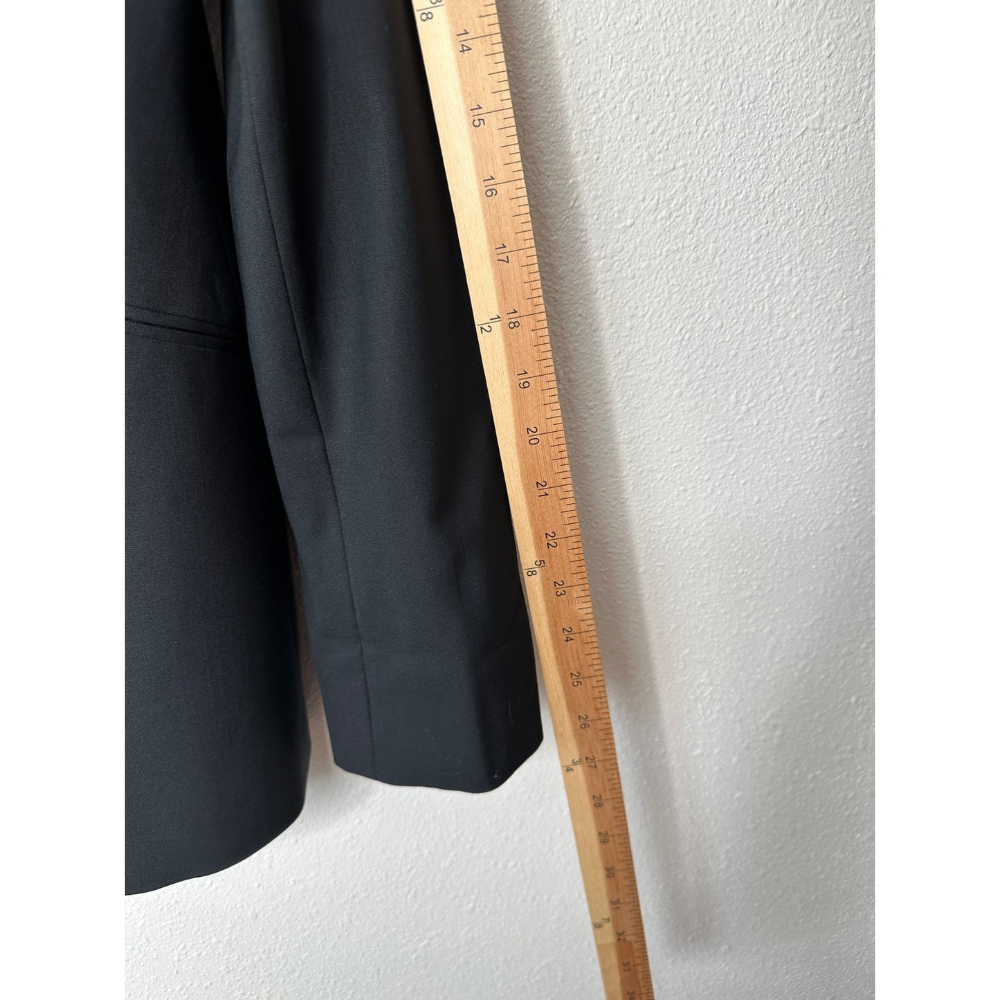 Burberry London Black 2-Button Wool Blazer Plaid Lined women's 8