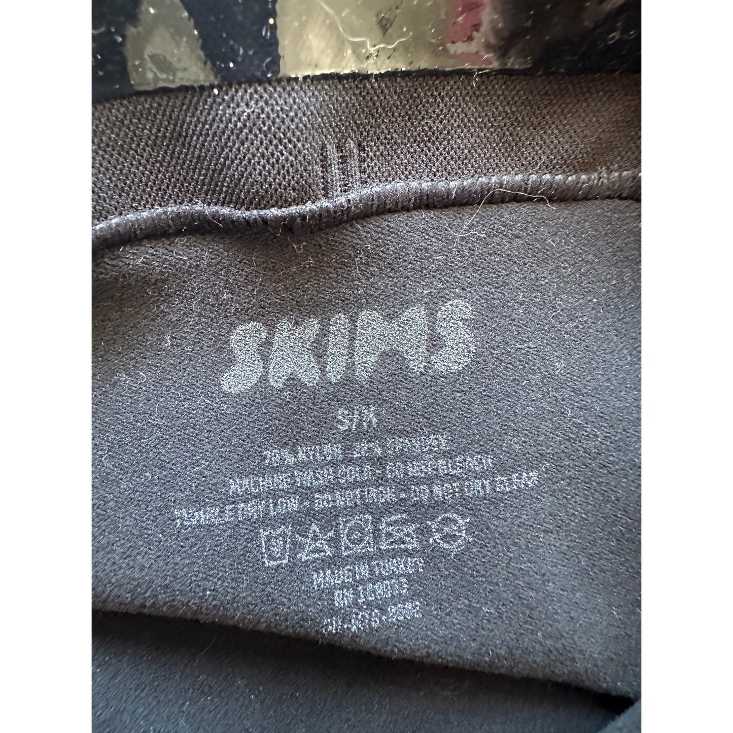 Skims Black High Waist Biker Shorts S/M | Seamless Shaping Stretch