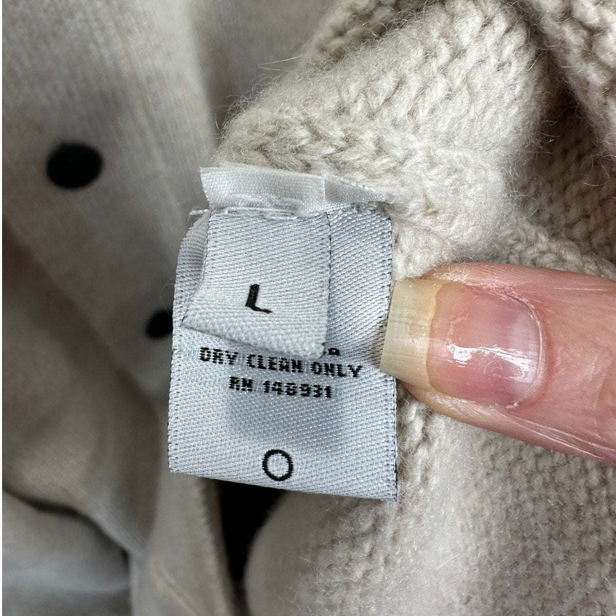 The Elder Statesman Tan Intarsia Long Line Cashmere Cardigan L
