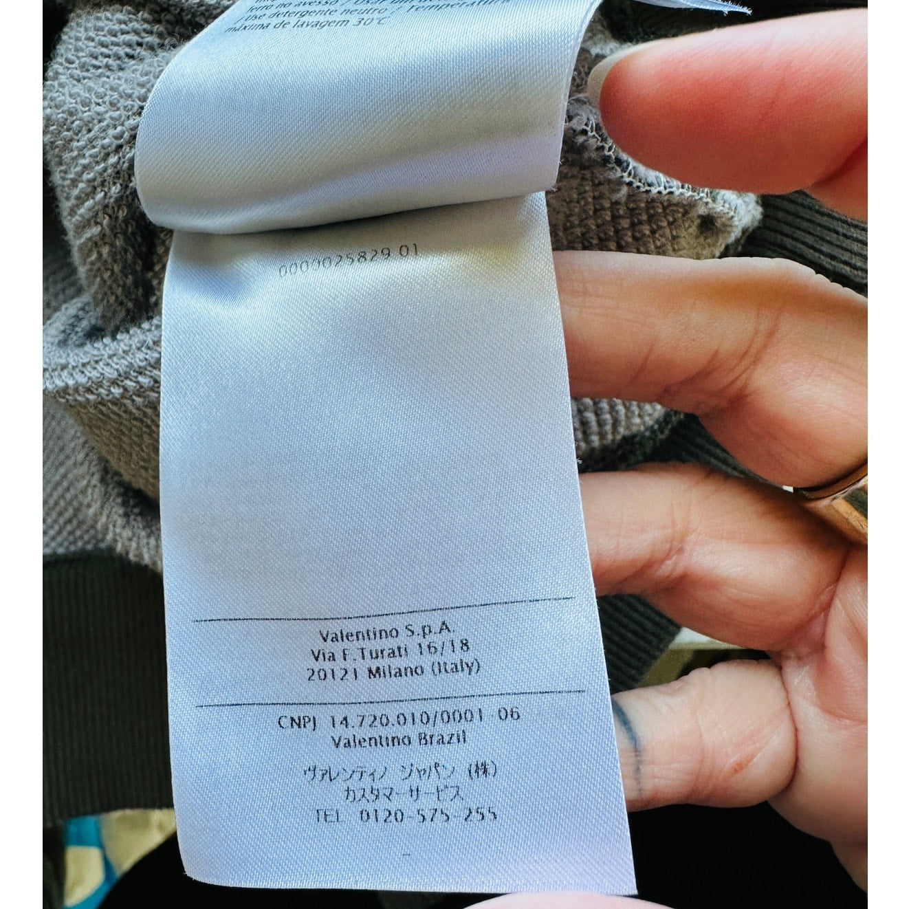 Valentino Army Green Black Tan Camo Print Bright Blue Stars Front Zip Hoodie S