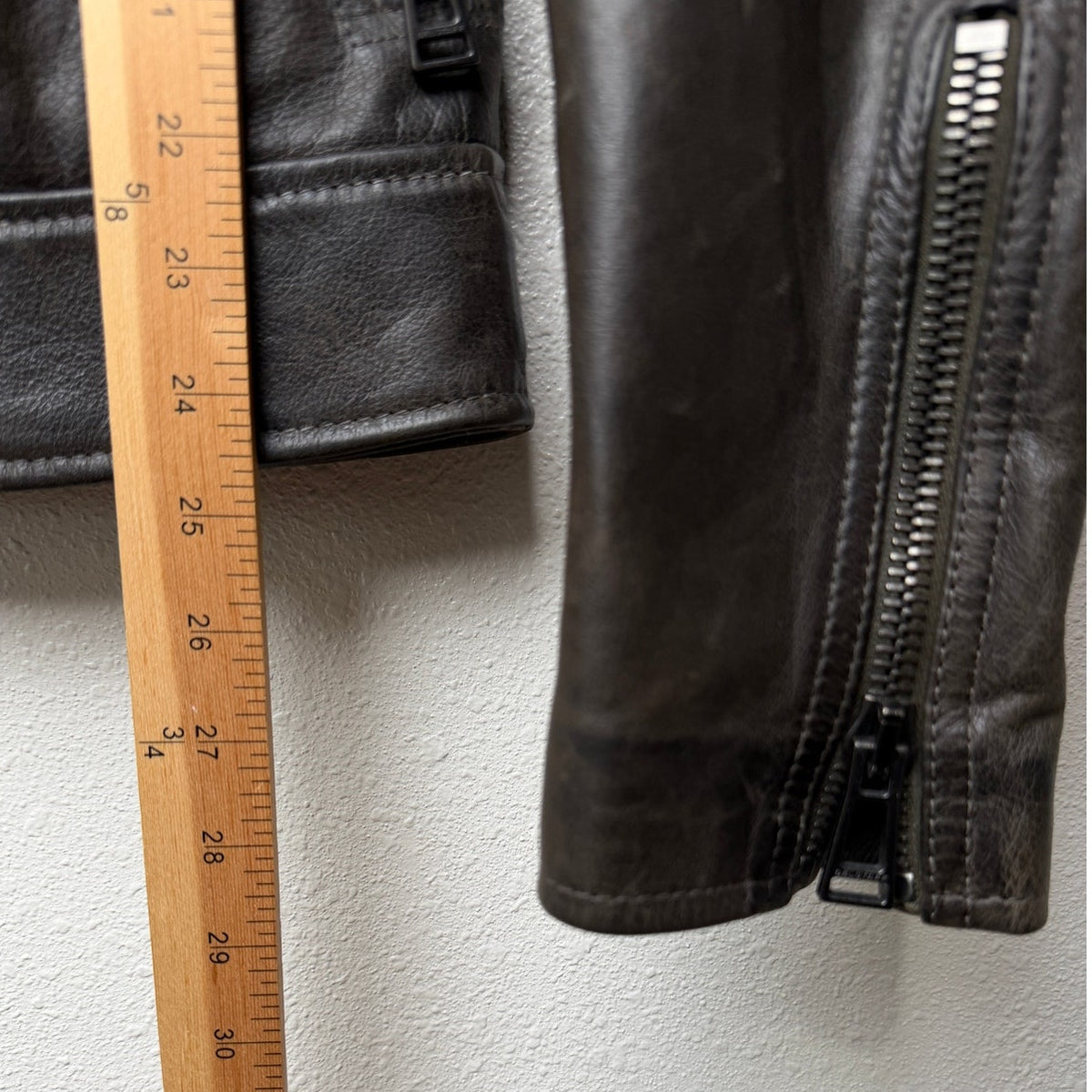 Belstaff Legacy Outlaw Brown Leather Cafe Racer Motorcycle Jacket Men's US 40