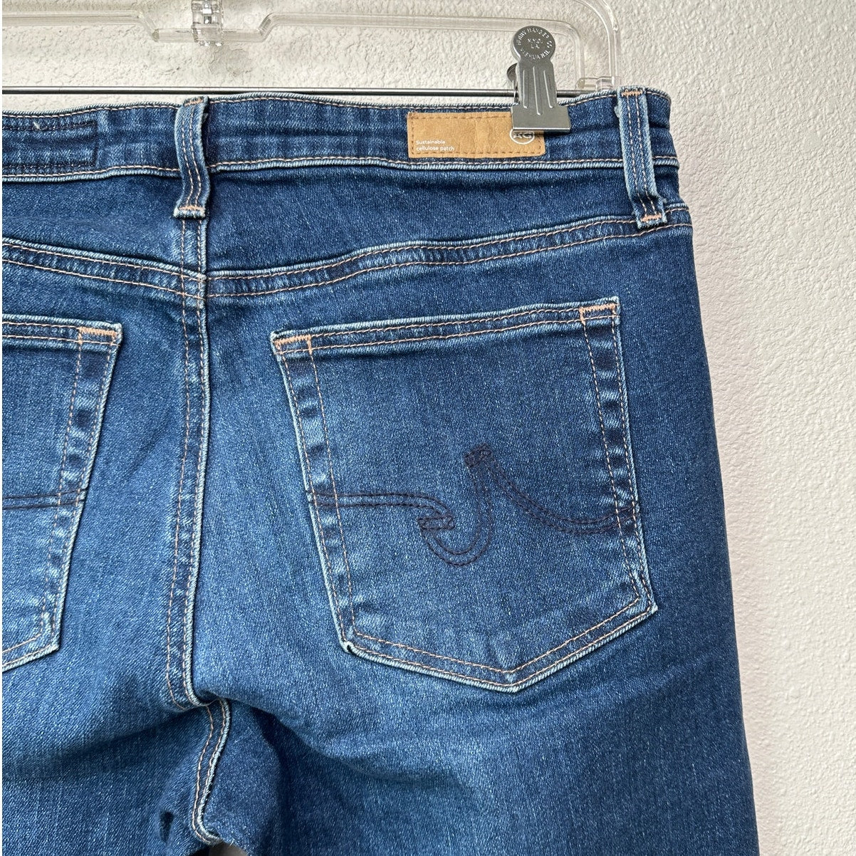 AG Prima Cigarette Jeans Blue Women’s US 28 Fabric Made in Japan