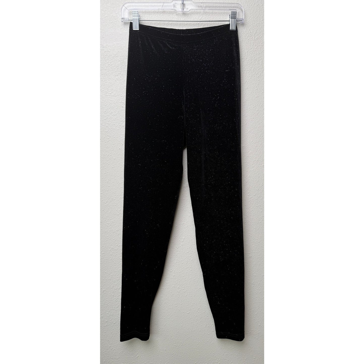 NWT RARE Cali Sun & Fun Black Stardust Leggings Womens L