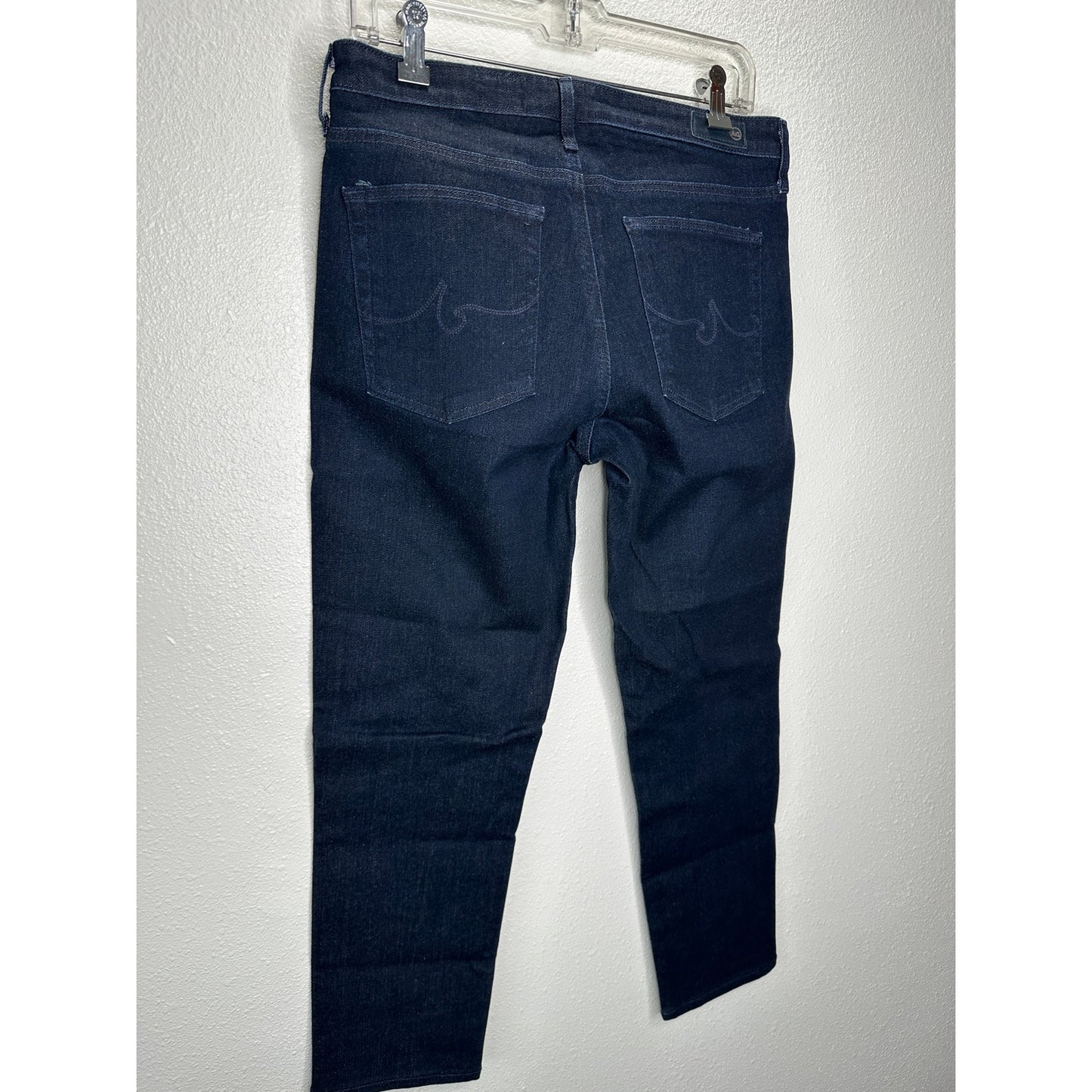 AG Medium Wash Whiskered Prima Cigarette Leg Jeans 30