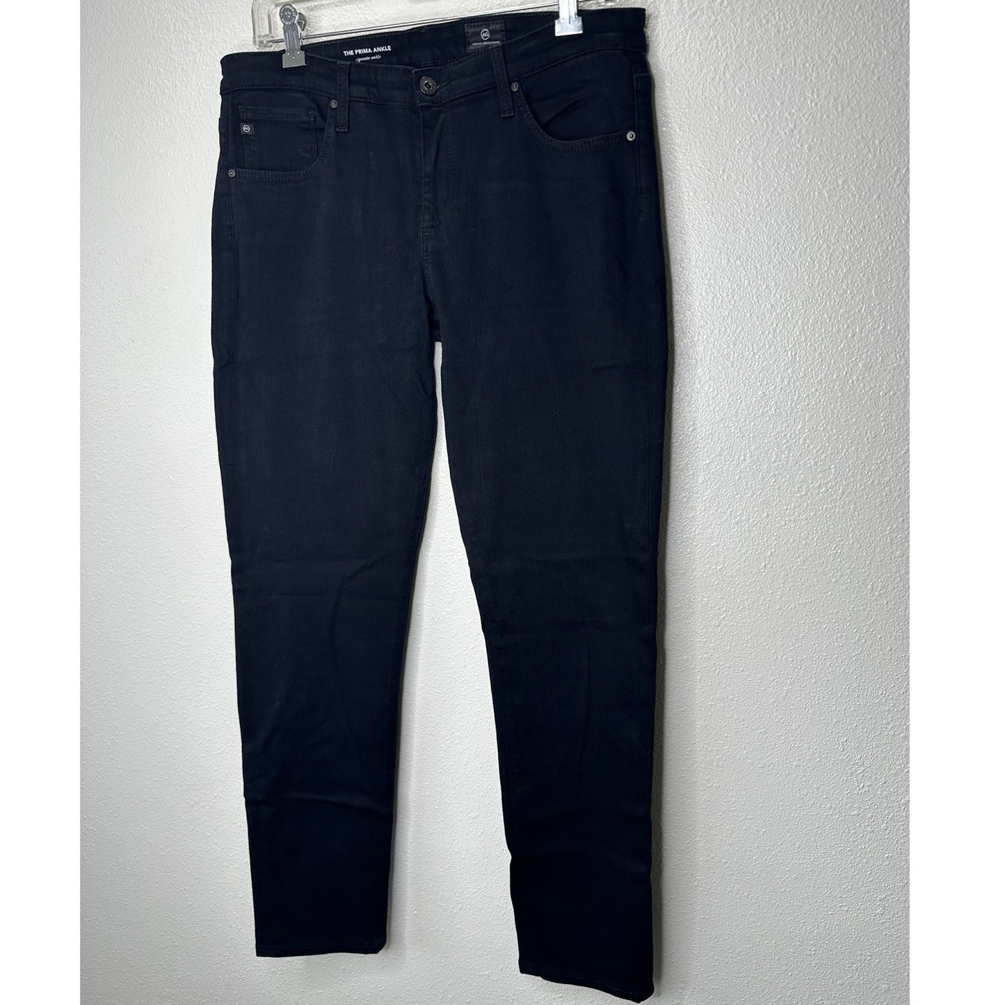 AG Black Prima Ankle Cigarette Ankle Jeans 30R