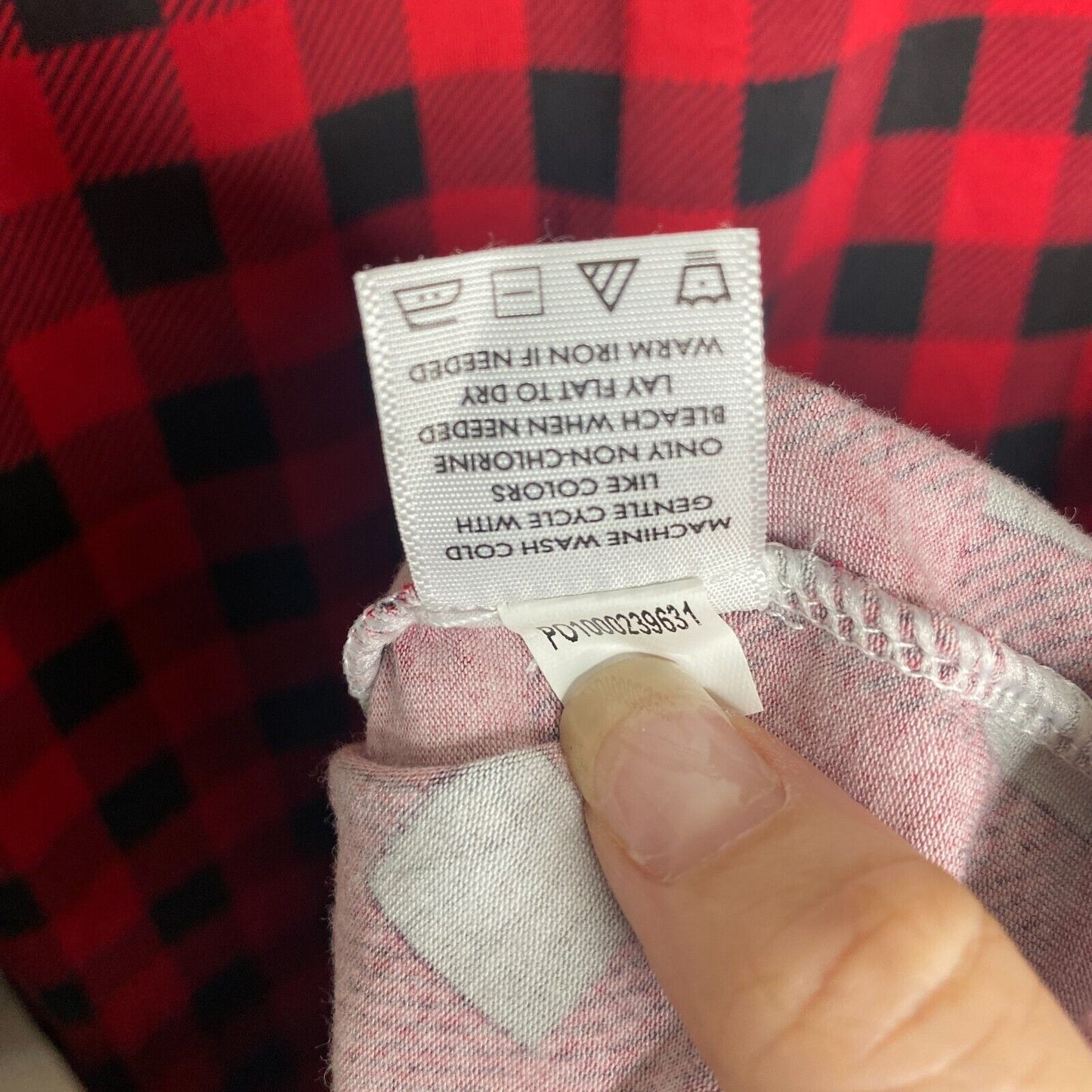 NWT Marleylilly Red & Black Buffalo Plaid Front Pocket Long Sleeve Flannel Tunic