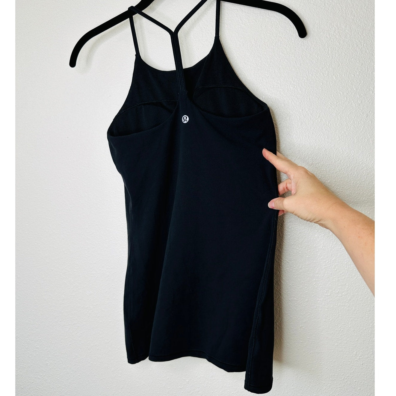 Lululemon Black High Neck Racer Back Long Line Tank Top 4