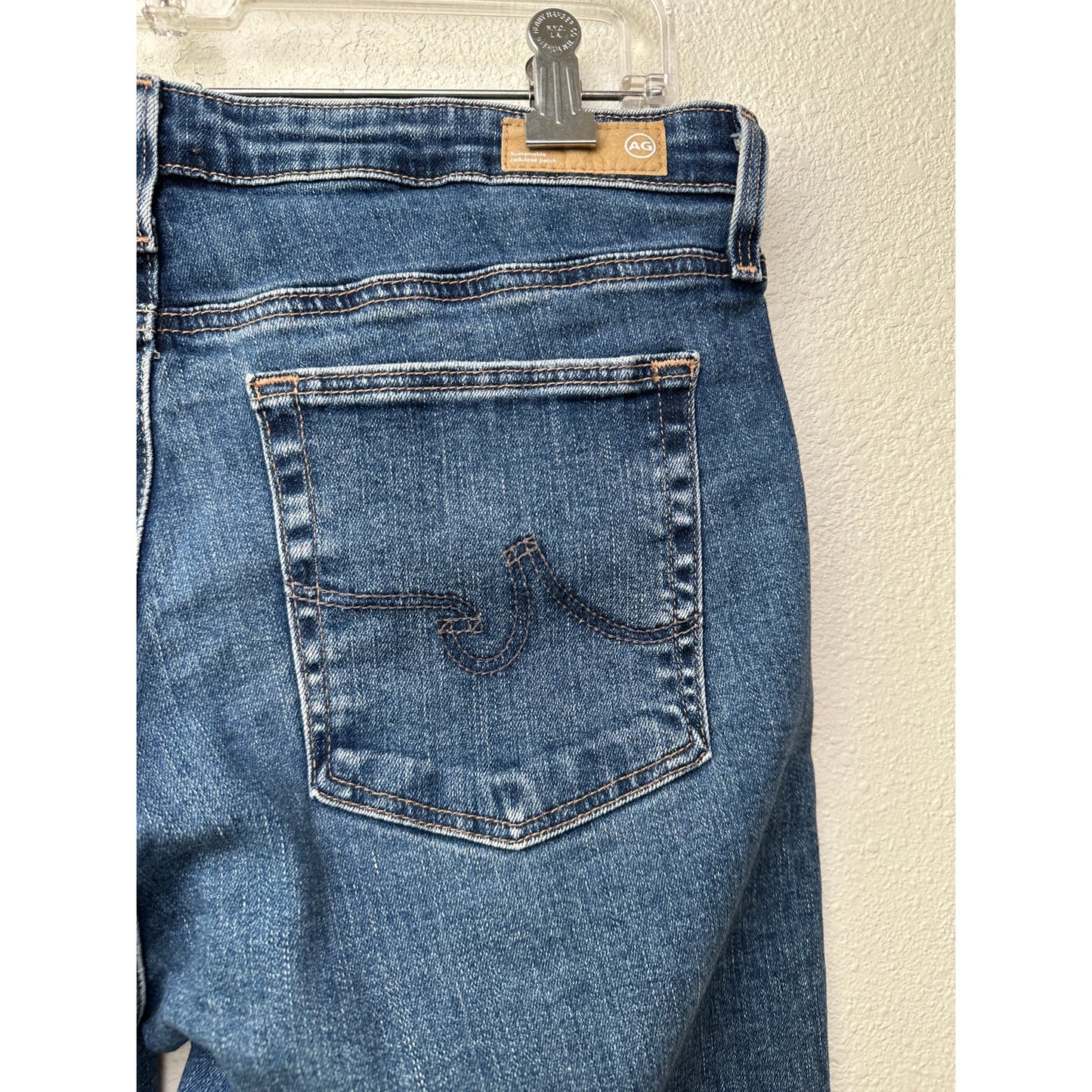 AG women’s Prima ankle cigarette jeans medium wash US 31 Japanese denim