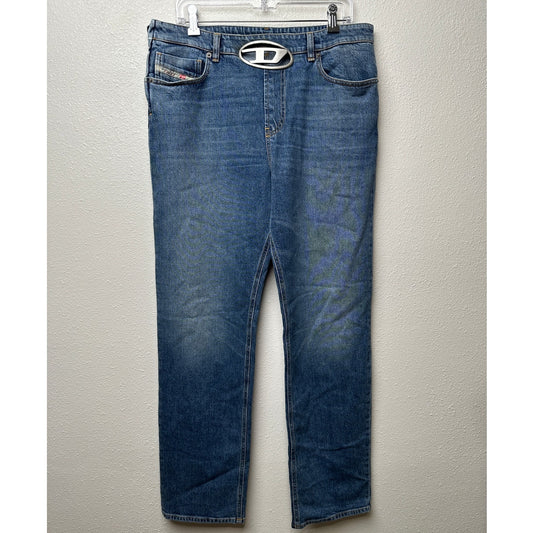 Rare Diesel Jeans Medium Wash Womens US 32 D Buckle