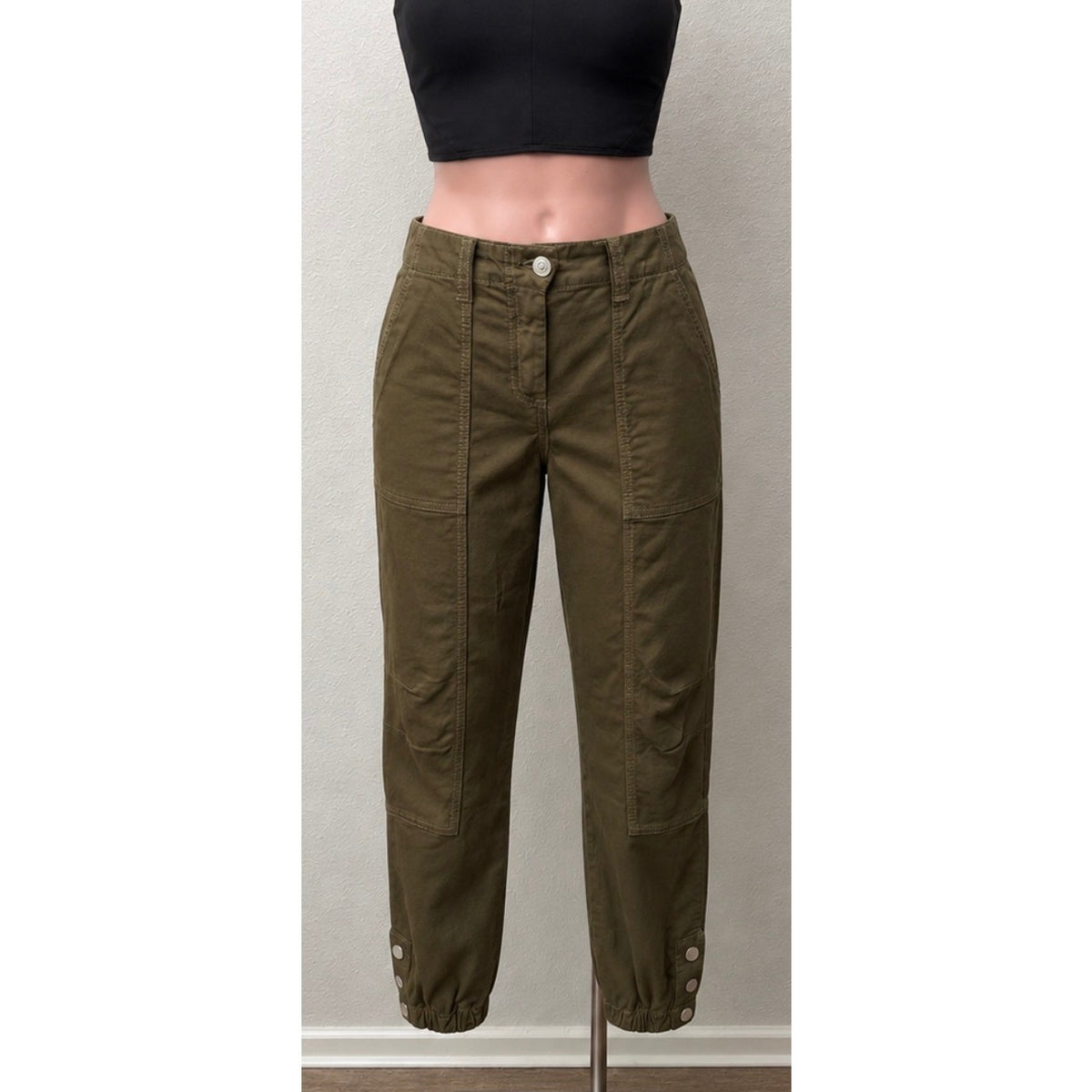 NWT Veronica Beard Field Olive Cargo Pants Women 27 US 4
