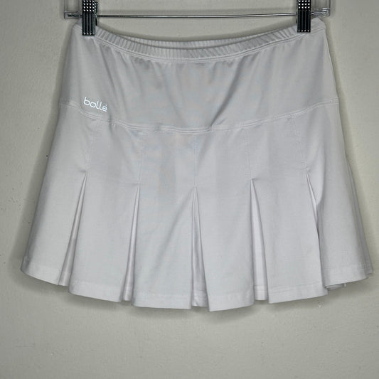 Bolle White Tennis Golf Pleated Skirt Skort  S