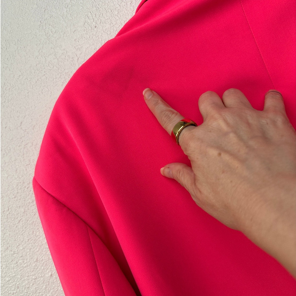 Versace Men’s Hot Pink Blazer Jacket Size IT 50 Two-Button Tailor Made