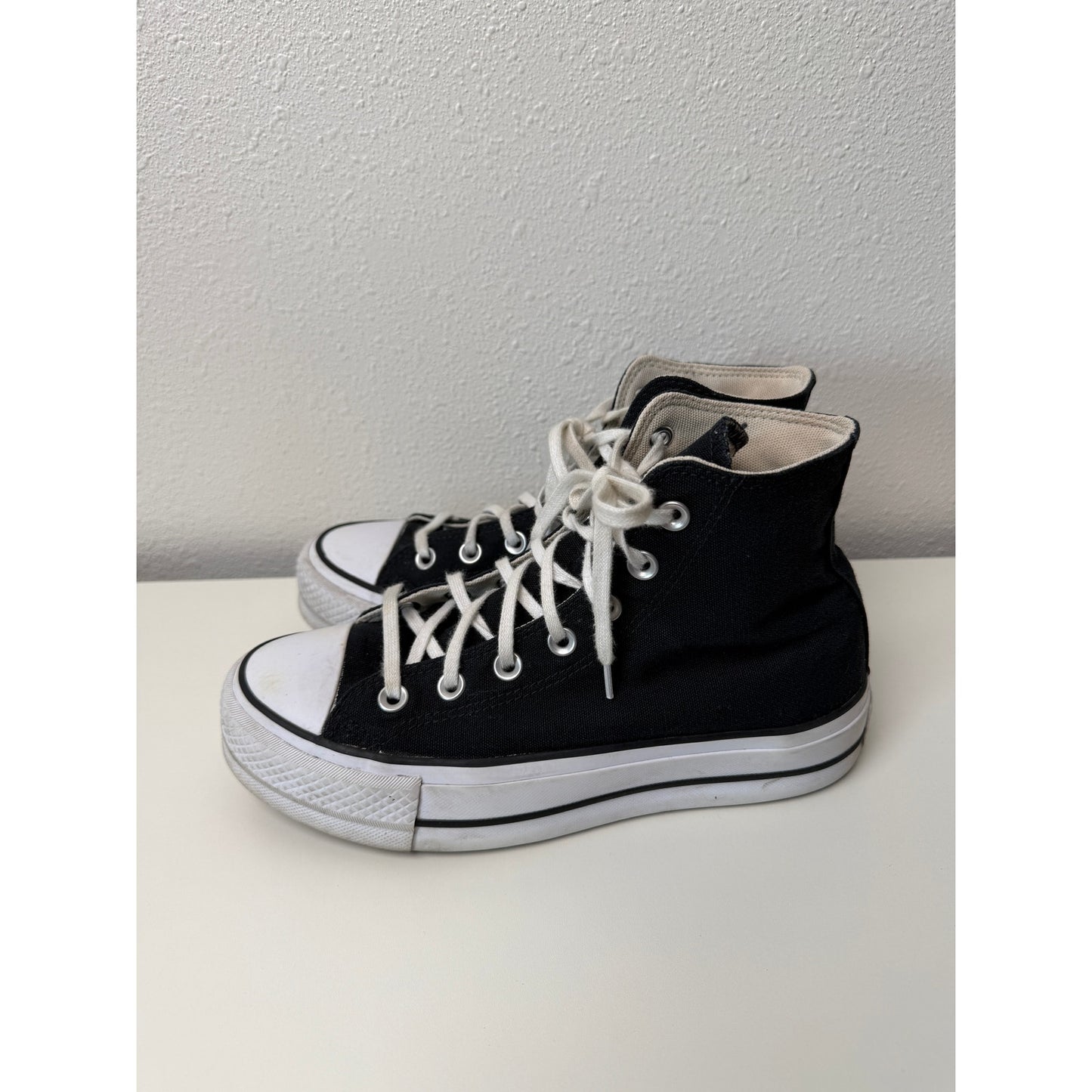 Converse All Star Lift Black Platform High Top US 7.5