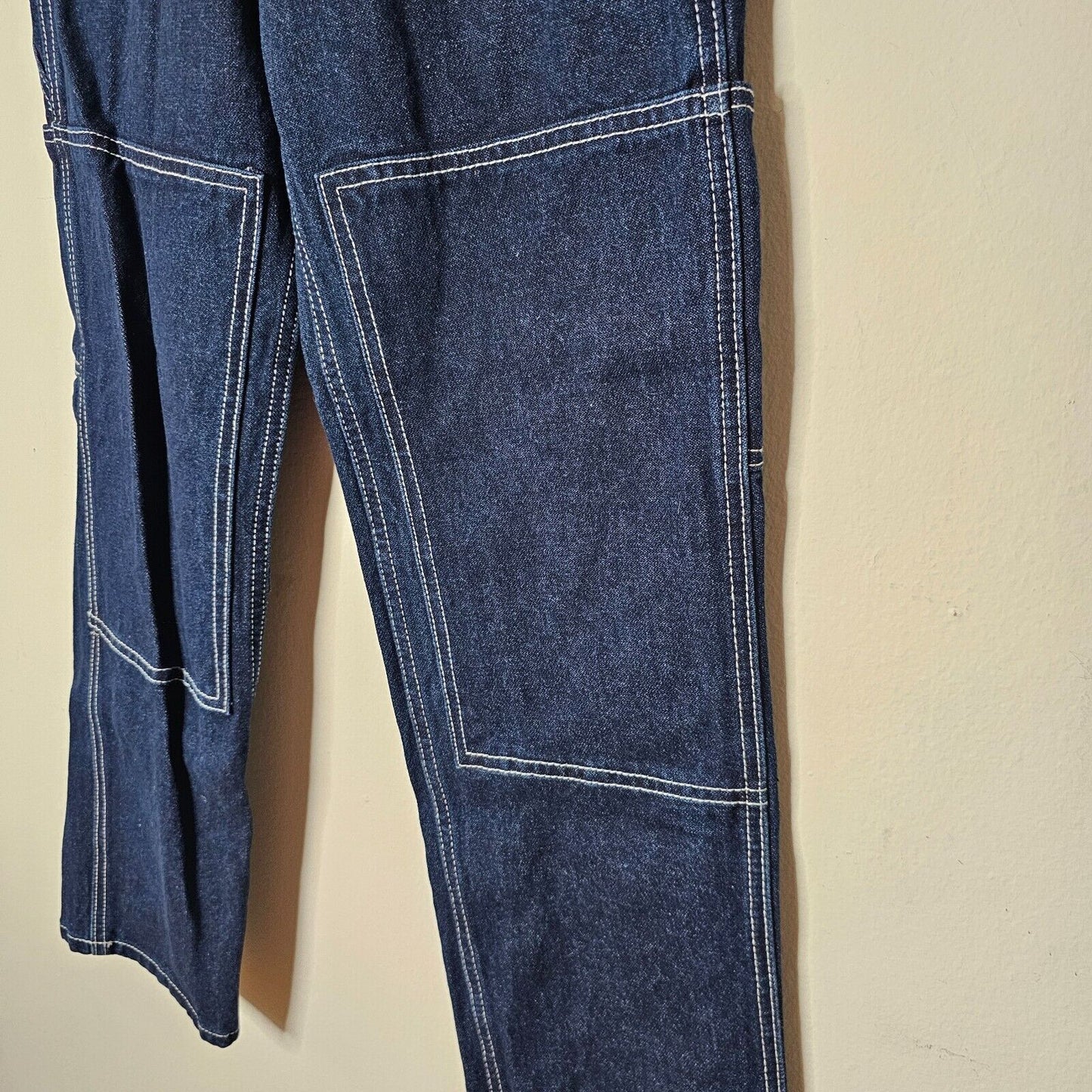 John Galt Brandy Melville Blue Ariana High Pinch Waist Loose Carpenter Jeans SM