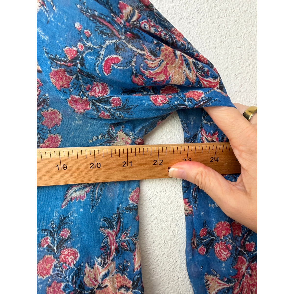 Isabel Marant Etoile Blue Floral Blouse Women FR 38/ US 6