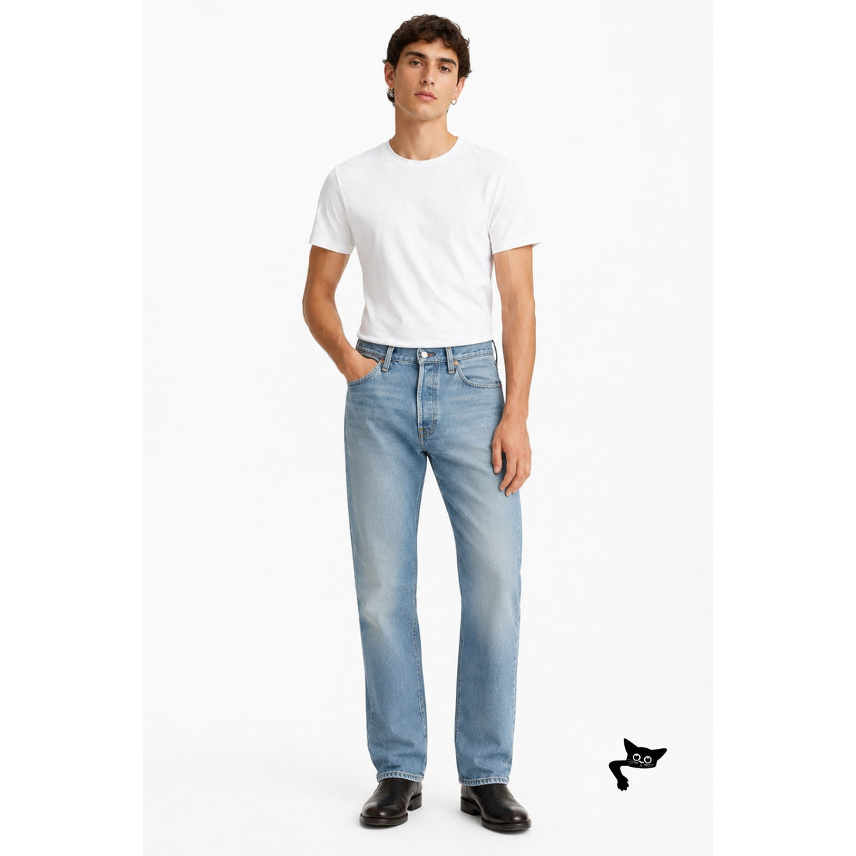 NWT Levi's 501 Light Wash Men's Jeans 33x34 Stretch