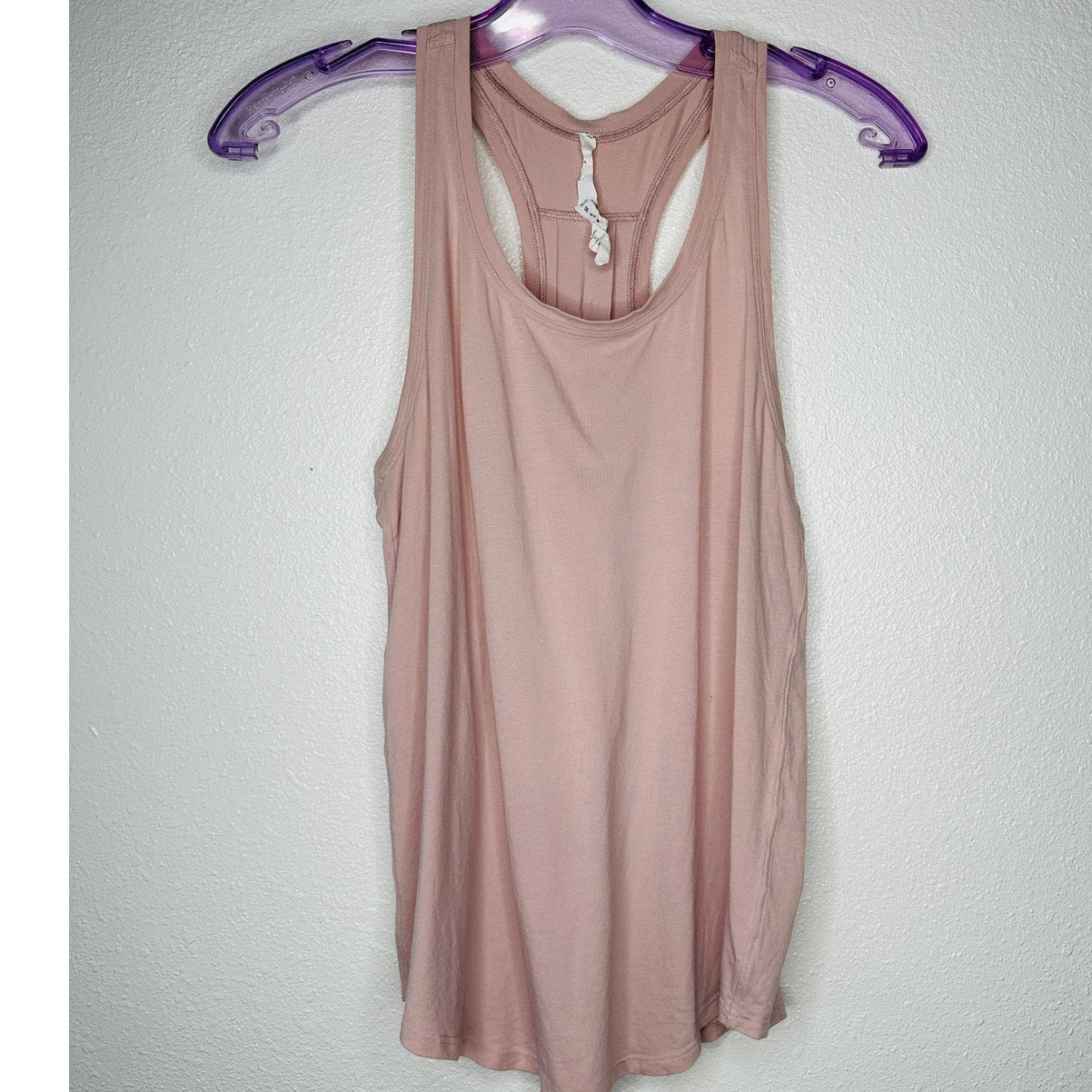 Lululemon Mink Berry Soft Pink Pleated Back Long Line Love Tank Top 4
