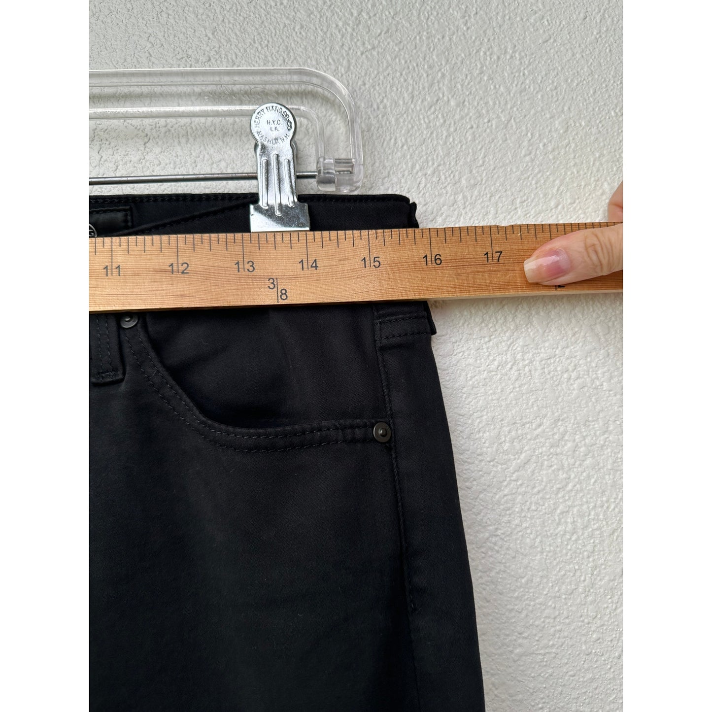 AG Adriano Goldschmied The Prima Black Cigarette Jeans Women 29