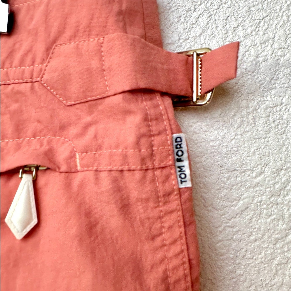 Tom Ford Swim Shorts Peach Men US M Buckle