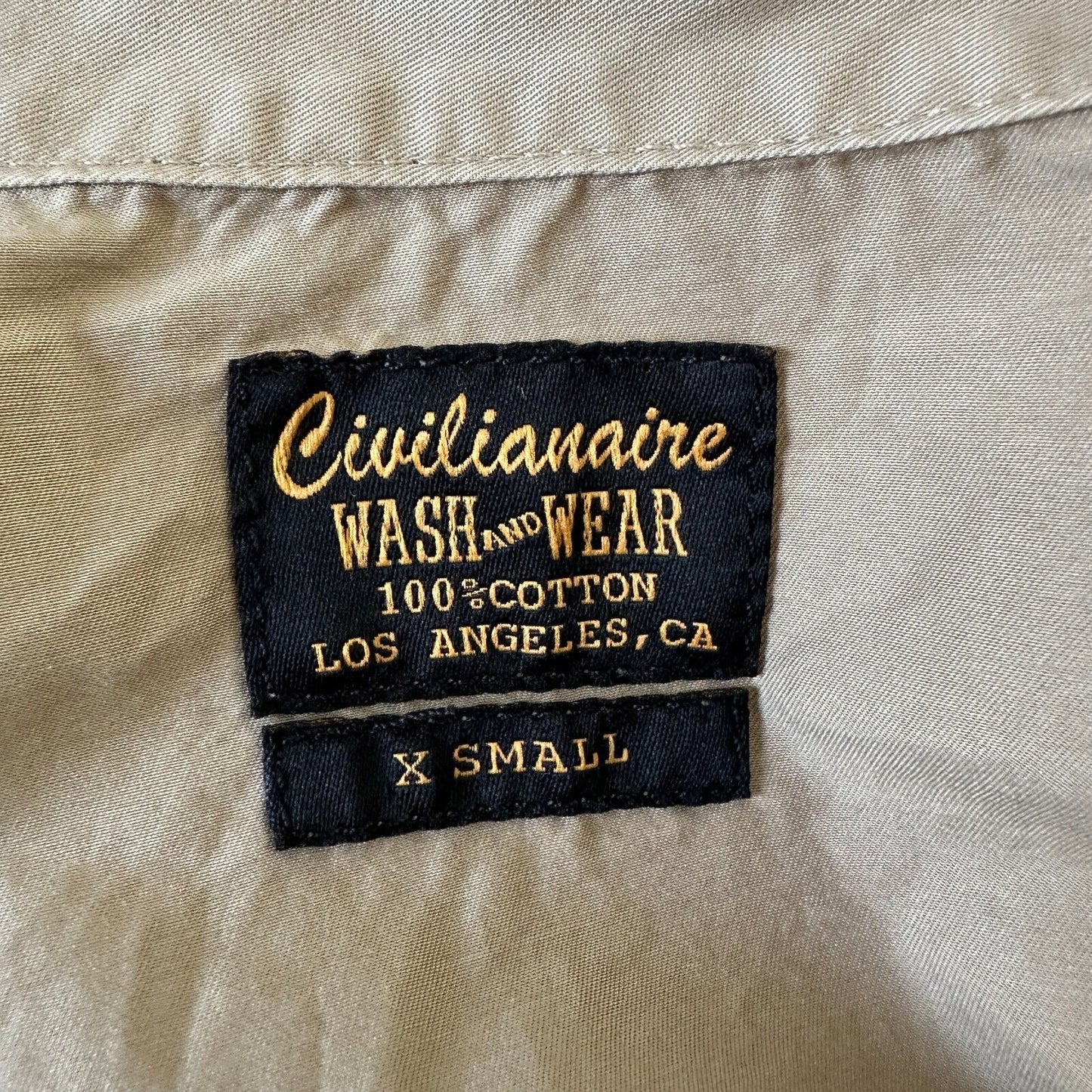 NWT Civilianaire Tan Khaki Zip-Front Long Sleeve Utility Pockets Jumpsuit XS
