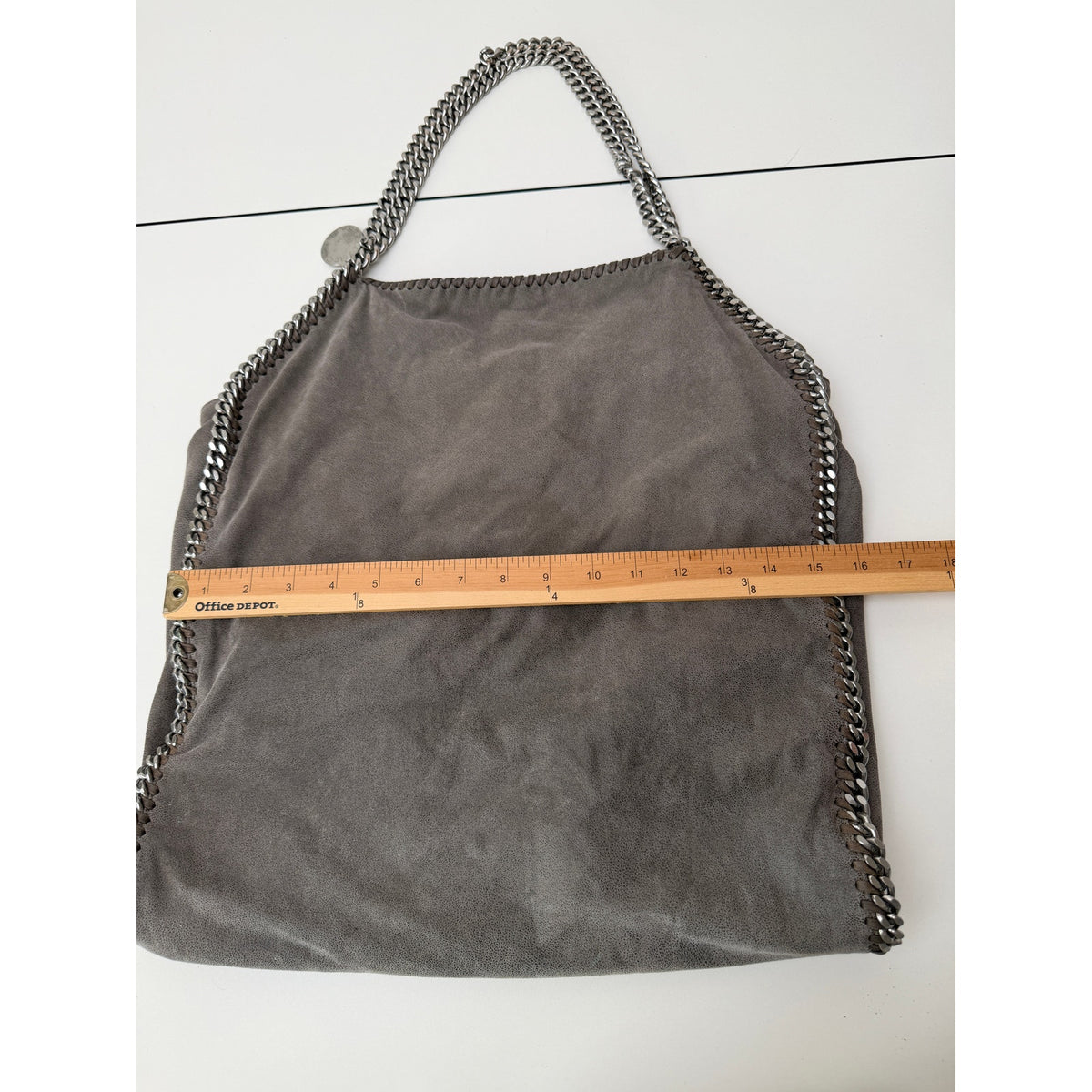 Stella McCartney Gray Chain Tote Bag Women's Large